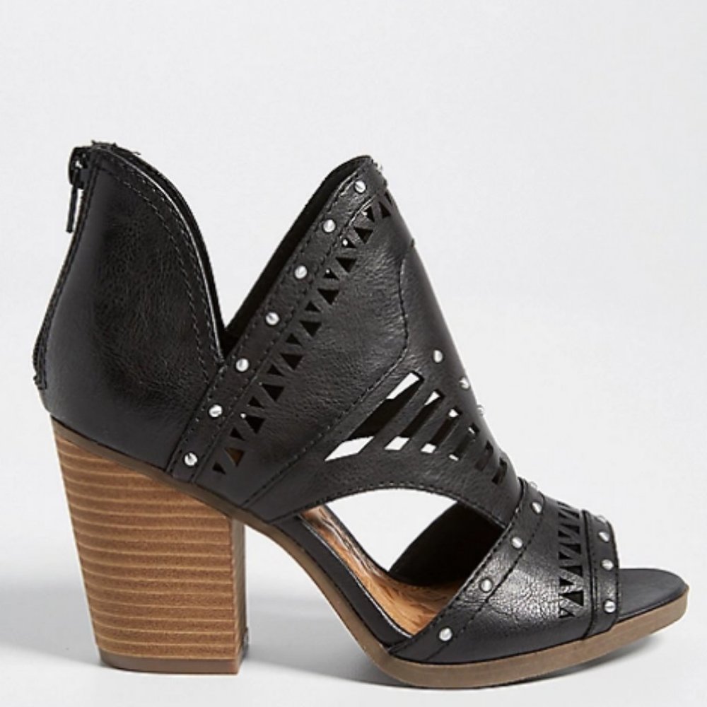 Denise Studded Open Toe Bootie